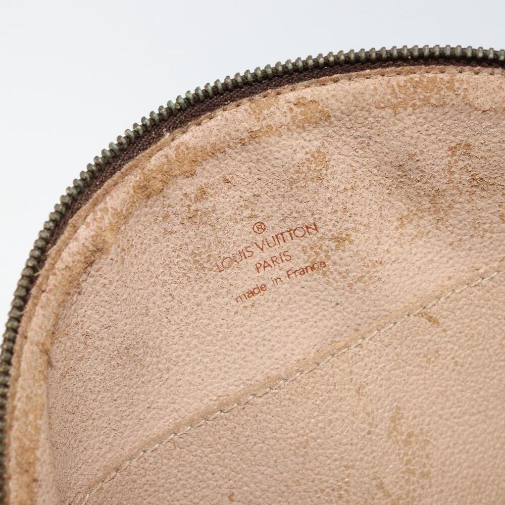LOUIS VUITTON Monogram Trousse Demi Ronde Cosmetic Pouch M47520 LV Auth BA6539 - Picture 9 of 16